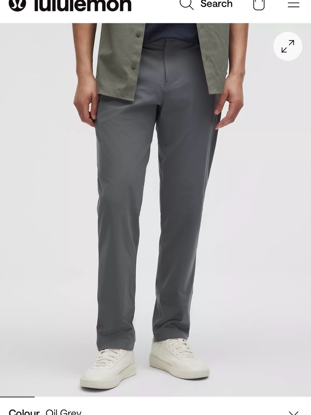 lululemon ABC Classic Fit Men’s Trouser — Oil Grey